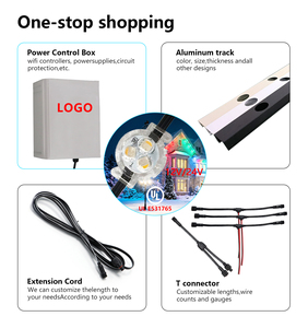 <span class=keywords><strong>Luces</strong></span> <span class=keywords><strong>de</strong></span> Riel <span class=keywords><strong>de</strong></span> Aluminio <span class=keywords><strong>de</strong></span> 12V 24V 36V, IP68 Impermeables, Iluminación Navideña Permanente para Exteriores, Luz Puntual <span class=keywords><strong>de</strong></span> Píxeles LED RGBW <span class=keywords><strong>de</strong></span> 3 LED - Product Image 6
