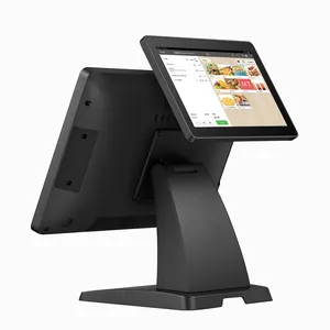 Macchina del ristorante di pagamento del terminale del Touch Screen del negozio al dettaglio del registratore di cassa da 15 pollici tutto in uno sistemi pos del supporto della banca di posizione