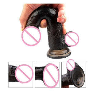 4 Größen Kristall <span class=keywords><strong>dildo</strong></span> Bunte <span class=keywords><strong>Dildo</strong></span> Frauen Kunststoff Gummi Penis Sexspielzeug Rosa Transparente Haut Lila Schwarz - Product Image 6