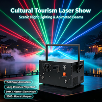 Projecteur laser RGB 60W pour extérieur, étanche IP65, éclairage de scène DMX512/FB4/activation sonore, contrôle par application, alliage d'aluminium