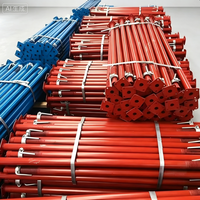 Étais de soutènement télescopiques en acier galvanisé Ringlock avec indicateur de charge pour les opérations de support de coffrage de ponts