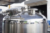 Réservoir de stockage en acier inoxydable poli SS304 SS316L de grande capacité, finition miroir, pour eau pure, vin, liquides alimentaires