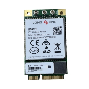 Module sans fil LTE Longsung U9507E Cat4 150 Mbps 4G (FDD/TDD) 3G (UMTS) 2G (GSM) avec GPS/GLONASS en option, protocole LORA, 88x43x13,5 mm - Product Image 2