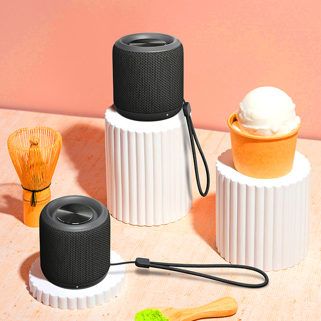 Small Speaker With Hi-res Sound Audio Extended Bass and Treble Wireless Hifi Portable Bluetooth Speaker
