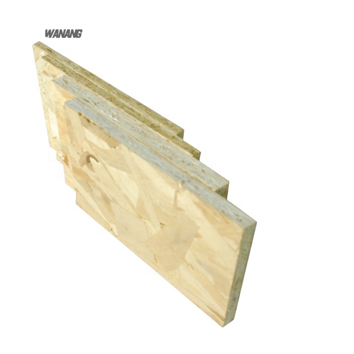 Промышленный незавершенной квартира WBP, E0Flooring OSB 3 доска 2400 мм X 590X18 мм Flakeboards 3-слойные строительные панели 2400x590mm