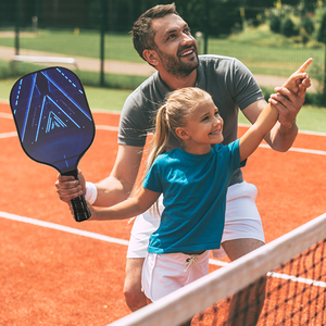 Usapa Approuvé Personnalisable Gradient Color Pickleball Paddle Set 4 Raquettes de Pickleball en Fibre de Carbone - Product Image 1