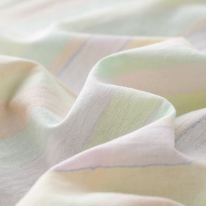 Nouvelle Arrivée OME – Blouse Décontractée à Manches Longues pour Femme, 100% Coton Tricoté, Rayures Arc-en-ciel, Écologique, Anti-Plis, Collection Automne - Product Image 6
