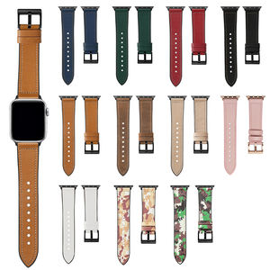 CM fábrica al por mayor TPU correa de cuero genuino para <span class=keywords><strong>Apple</strong></span> <span class=keywords><strong>Watch</strong></span> serie 38/40/41mm 42/44/45/49mm pulsera de cuero - Product Image 6