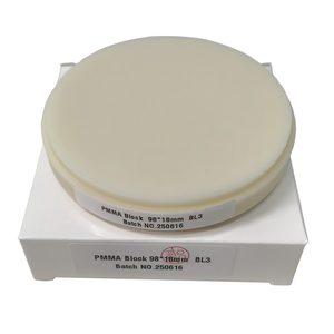 قرص <span class=keywords><strong>PMMA</strong></span> أحادي الطبقة للأسنان الوردية الشفافة البيضاء A1-D4، مواد تبييض وتركيبات أسنان مؤقتة للتيجان والجسور والأسنان الاصطناعية للمختبرات والعيادات - Product Image 5