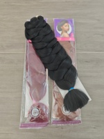 Offre Spéciale – Cheveux à Tresser Synthétiques Yaki Classiques de 330g, 82 Pouces, Emballage Violet, Trame Unique, Extensions pour Femmes