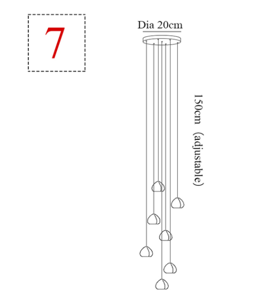 7 lumières