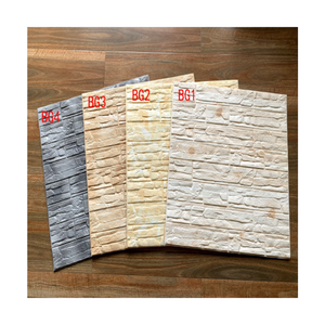 3D PE <strong>Foam</strong> Faux Brick Wall <strong>Stickers</strong> Peel and Stick Waterproof Embossed Wall Panels for Household Use - Product Image 5