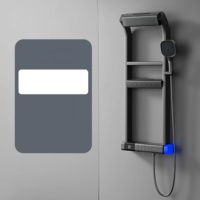 Bain de haute qualité smart salle de bain pluie douche système mélangeur laiton pistolet cendres LED ensemble de douche numérique douche ensemble complet