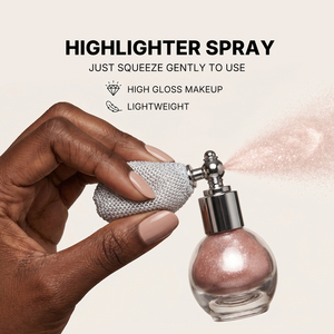 Spray Iluminador <span class=keywords><strong>Corporal</strong></span> con Diseño de Atomizador Vintage, <span class=keywords><strong>Brillo</strong></span> Duradero, Niebla Fina, Maquillaje de Marca Privada para Rostro y Cuerpo - Product Image 2