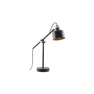 Lampada da tavolo 1xE27 nera con design moderno, ideale per l'illuminazione degli ambienti e l'aggiornamento estetico degli spazi. - Product Image 1