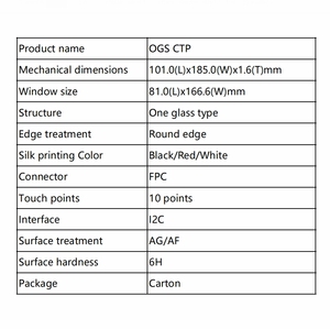 Màn hình cảm ứng điện dung tùy chỉnh (số hóa) với 10 điểm và độ cứng 6H cho HONEYWELL LXE Thor vm3 - Product Image 6