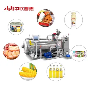 Food Autoclave Sterilization Machine Pasteurization Machine Spraying Sterilizer