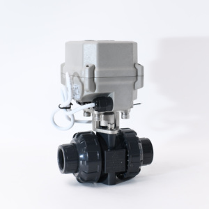 Valvola a Sfera Motorizzata in PVC TONHE a <span class=keywords><strong>2</strong></span> Vie 3/4 Pollici DN20 Standard ANSI CR202 24vDC Dispositivo di Controllo del Flusso - Product Image 1