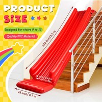 Toboggan d'escalier gonflable pliable, toboggan d'intérieur monté sur le sol, toboggan pour enfants à domicile, jouet amovible, aire de jeux intérieure, centre commercial