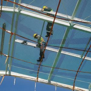 <span class=keywords><strong>Red</strong></span> <span class=keywords><strong>de</strong></span> <span class=keywords><strong>seguridad</strong></span> <span class=keywords><strong>de</strong></span> protección contra caídas <span class=keywords><strong>de</strong></span> trabajo <span class=keywords><strong>de</strong></span> altura <span class=keywords><strong>de</strong></span> 5*5cm <span class=keywords><strong>de</strong></span> PP personalizada - Product Image 1