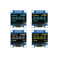 Module d'affichage OLED 0,96 pouce SSD1306 I2C IIC 128x64, écran série bicolore blanc-bleu-jaune pour projets Arduino MCU