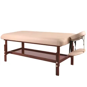 Sukar High-End Fixed Wooden Massage Table Facial Beauty Bed Lash Bed Home Bed