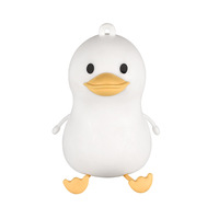 Lampes de chevet pour chambre d'enfant Portable Rechargeable Animal Boys Girls Squishy Birthday Xmas Gifts Light Duck Night Light