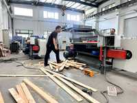 Machine semi-automatique de démontage de palettes en bois, scie à ruban, séparateur de palettes, équipement de recyclage