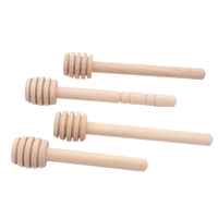 Cuchara de madera para miel, mango largo, cucharón para miel, cuchara de té de madera, cuchara para mezclar café, jarabe, Extractor de miel