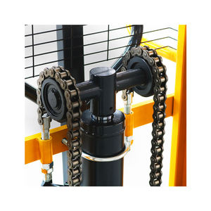 Haizhili idraulico Stacker manuale idraulico 2000kg 1.6m multifunzionale manuale Stacker per magazzino mano carrello elevatore manuale manuale - Product Image 4