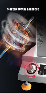 Machine à shawarma à brochettes verticales, rotation automatique, barbecue électrique à <span class=keywords><strong>viande</strong></span>, machine à shawarma, <span class=keywords><strong>grill</strong></span> à agneau à rotation automatique - Product Image 6