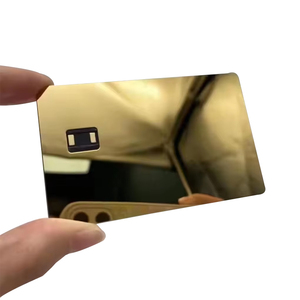 Bán buôn tùy chỉnh Giao Diện Kép kim loại trống thẻ tín dụng khe cắm <span class=keywords><strong>chip</strong></span> EMV NFC cho thanh toán không tiếp xúc - Product Image 1