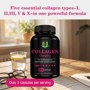 Cápsulas de Colágeno de Marca Privada, Contienen Complejo Multicolágeno, Promueven la Salud de la Piel, Cápsulas de Complejo de Colágeno para Adultos - Product Image 5