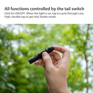 Mini lampe <span class=keywords><strong>torche</strong></span> tactique à clé, en alliage d'aluminium, <span class=keywords><strong>rechargeable</strong></span>, étanche IP44, lampe <span class=keywords><strong>torche</strong></span> LED de camping, 35-100 lumens, noir, à intensité variable - Product Image 4