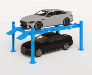 उच्च गुणवत्ता वाले टिकाऊ कार लिफ्ट 4000 किलोग्राम वाहन रखरखाव के लिए चार-पोस्ट हाइड्रोलिक लिफ्ट बेहतर डिजाइन - Product Image 3