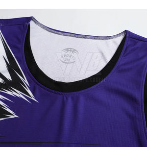 Uniforme de basket-ball imprimé avec logo personnalisé quantité minimale de commande bas Uniforme de basket-ball pour hommes dernière conception - Product Image 3