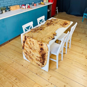 <span class=keywords><strong>Tavolo</strong></span> da pranzo in legno epossidico a cascata bianca <span class=keywords><strong>tavolo</strong></span> da cucina in <span class=keywords><strong>resina</strong></span> epossidica <span class=keywords><strong>tavolo</strong></span> da pranzo a cascata con bordo vivo - Product Image 6