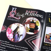 Service d'impression personnalisée OEM : Catalogue à couverture souple, impression offset, papier couché, reliure parfaite, conception graphique