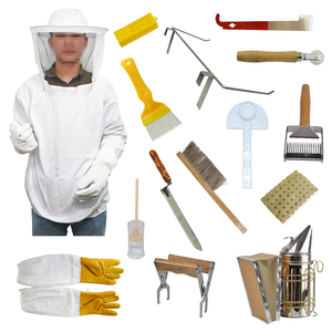 2023 New tự động bán buôn nghề nuôi ong Nguồn cung cấp Starter Kit Bee Nữ Hoàng hút thuốc bàn chải Găng tay phù hợp với nghề nuôi ong thiết bị - Product Image 6