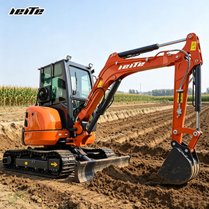 Mini Excavadora Agrícola de 1, 2 y 3.5 Toneladas para Riego de Campos Agrícolas, Excavación de Zanjas, Plantación de Árboles Frutales y Gestión de Huertos - Product Image 1
