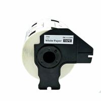 Porte-étiquette en papier thermique continu compatible DK 22205 62mm x 30.48mm emballage en carton autocollant adhésif