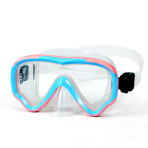 MASK400 Set de Máscara de Natación para Niños, Gafas de Buceo con Tubo de Respiración, Venta al por Mayor de Fábrica, Vidrio Templado - Product Image 1
