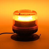 ECE R65 R10 12V 24V Bernsteinfarbenes LED-Blitzlicht mit Magnetbefestigung für Autodach, Notfall-Warnleuchte für LKW und Traktoren