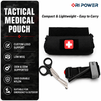 Pochette médicale en nylon ORI-POWER avec logo personnalisé, compatible MOLLE, trousse de traumatologie compacte d'urgence avec garrot et ciseaux