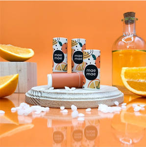 Lápiz labial de gama alta brillo de labios tubo de papel personalizado Push up labios hechos a mano garrapata cilindro de cartón lápiz labial contenedor redondo de papel - Product Image 4