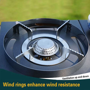 Camping en plein air carré pliant réchaud à <span class=keywords><strong>gaz</strong></span> léger trekking petit réchaud de table carré - Product Image 4