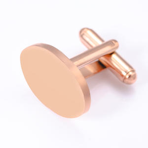 Gemelli in Acciaio Inox Pressofuso Incidibili Oro e Argento con Forma Personalizzata 3D e Marcatura Laser per Regali Promozionali - Product Image 4