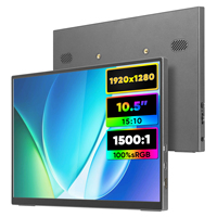 Écran portable LumiCreate ultra-compact 10,5 pouces IPS 16:10 avec port Type-C 60Hz pour ordinateur portable professionnel et de voyage avec haut-parleur intégré