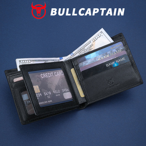 <span class=keywords><strong>Portafoglio</strong></span> in Pelle da <span class=keywords><strong>Uomo</strong></span> BULLCAPTAIN, Porta Carte Multiplo, Grande Capacità, Casual, per Affari, Porta Soldi, Porta Carte di Credito, Regalo per <span class=keywords><strong>Uomo</strong></span> - Product Image 3