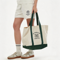 Sac de voyage en toile épaisse, imperméable, avec base résistante à l'eau, pour les voyages de week-end, impression de logo personnalisée